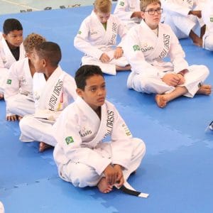 Graduação dos alunos de Jiu-Jitsu